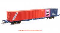 R60224 Hornby Touax KFA Container Wagon with 2 Containers - Era 11